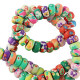 Polymer beads 6x4mm - Multicolour